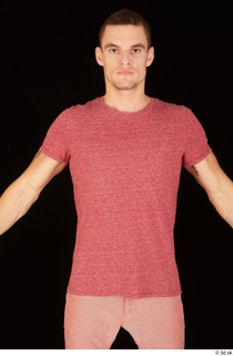 Max Dior casual dressed red t shirt upper body 0001.jpg